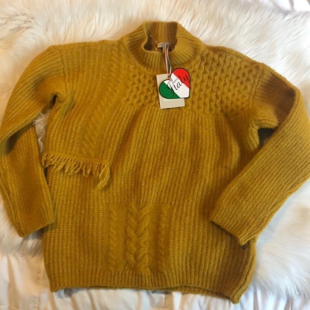 Oriana Marigolds made in Italy sweater